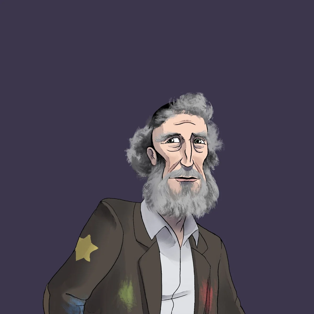Developed character design of Meir