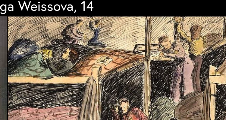 Drawing by Helga Weissova